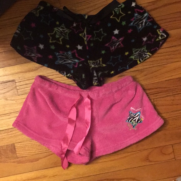 Hot Kiss Other - NWOT fuzzy pj shorts bundle